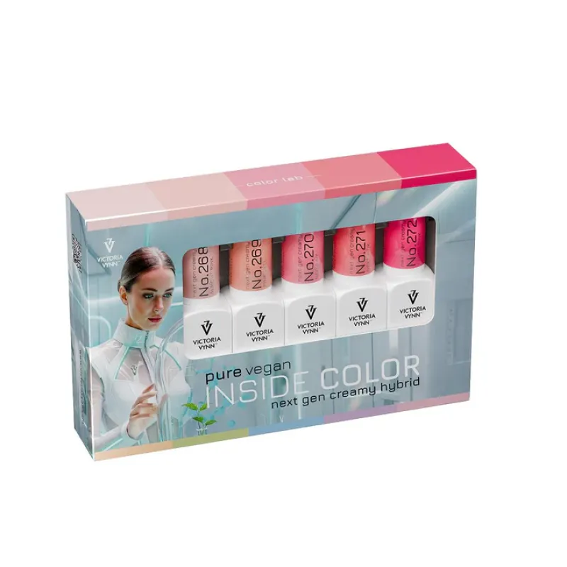 Victoria Vynn Pure Vegan Gel Polish 5-pack  Inside Color 268 - 272